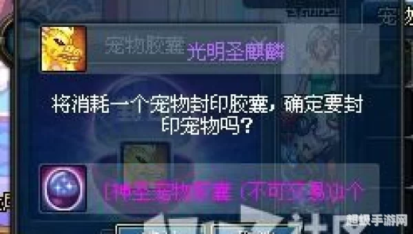 dnf宠物胶囊